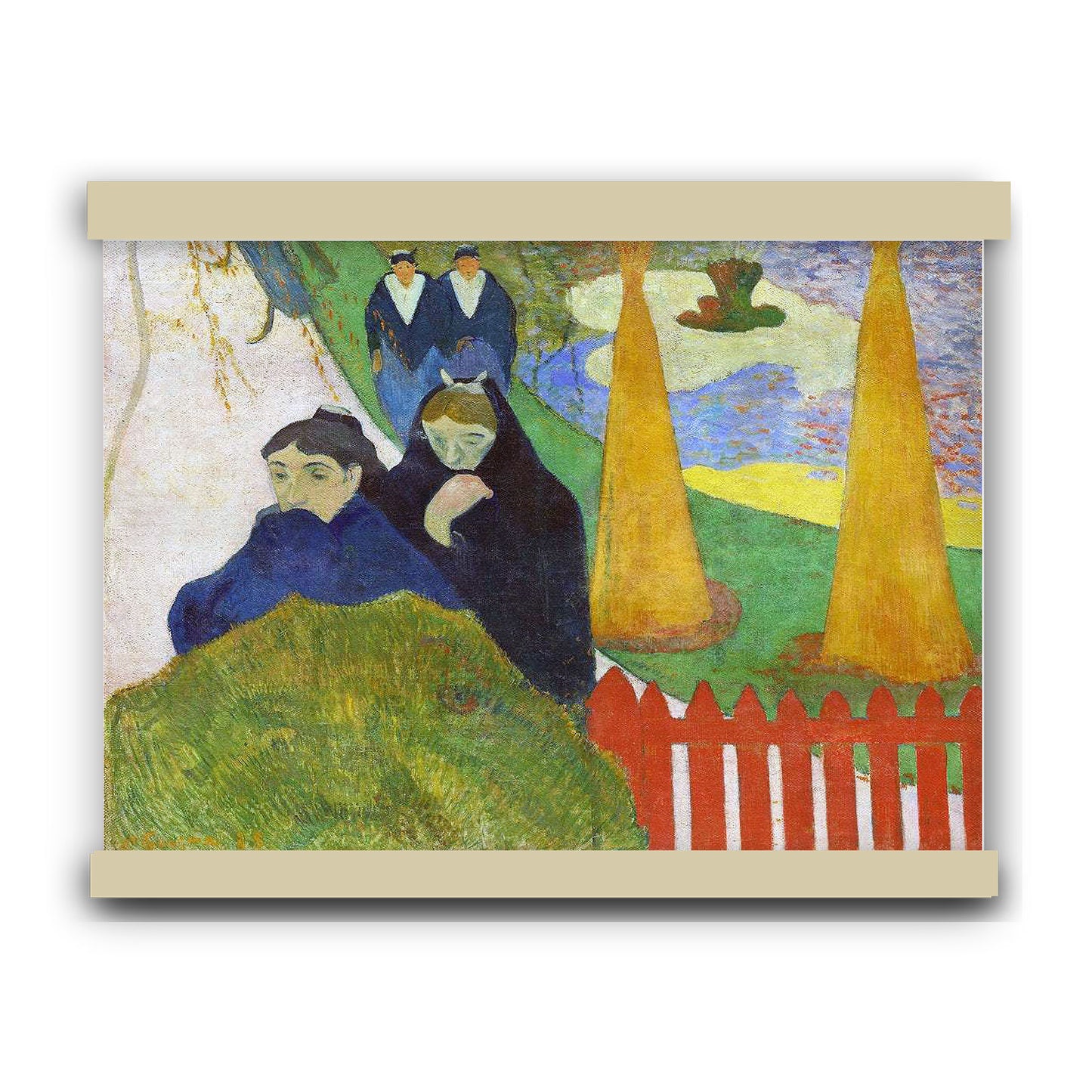 Arlésiennes (Mistral) (1888) by Paul Gauguin | Hanging Canvas Art | Choice of Board Colors