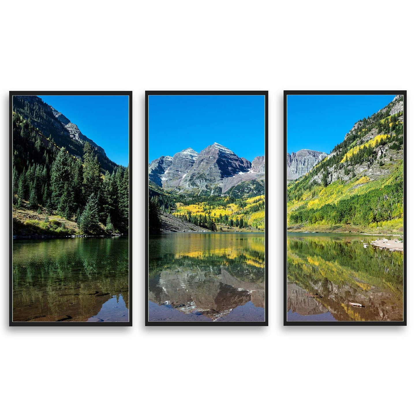 Autumnal view of Rocky Mountain | Choose Style | Size & Trim Color