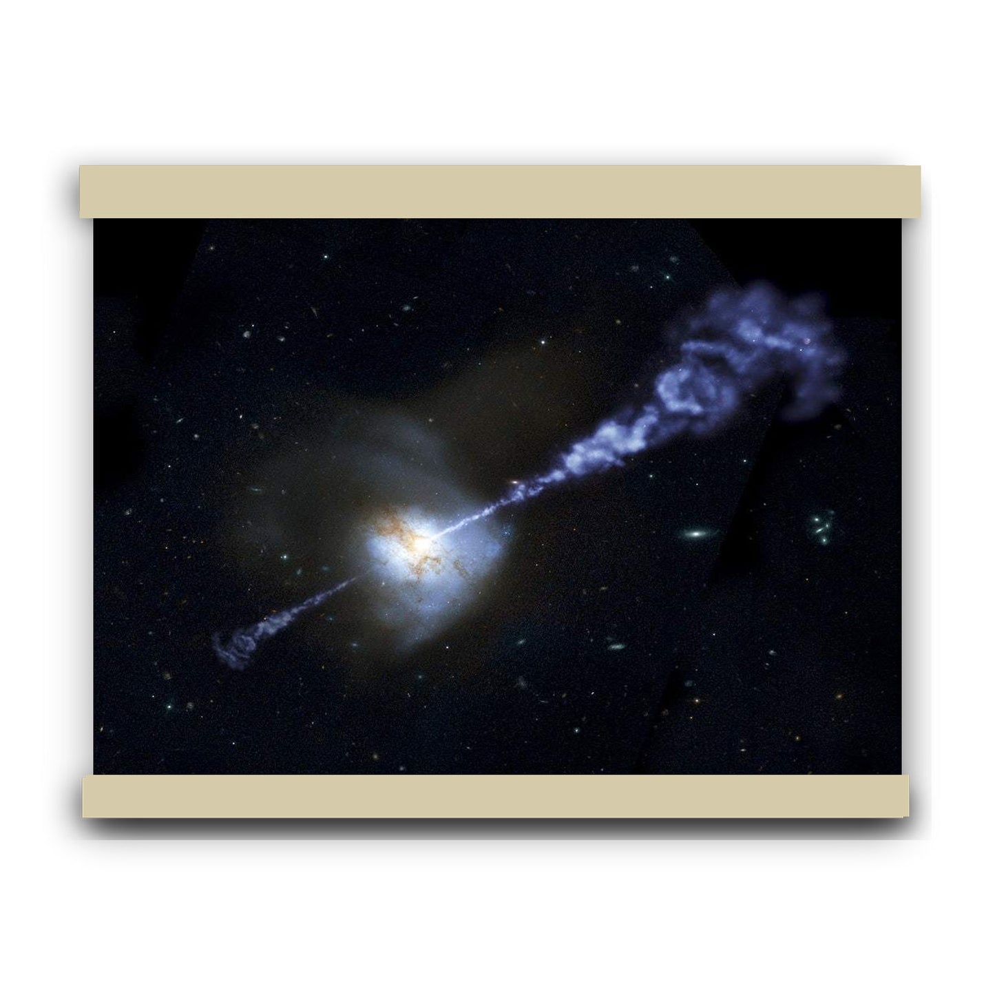 Artist Concept: Active Black Hole | Hanging Canvas Art | Choice of Board Colors