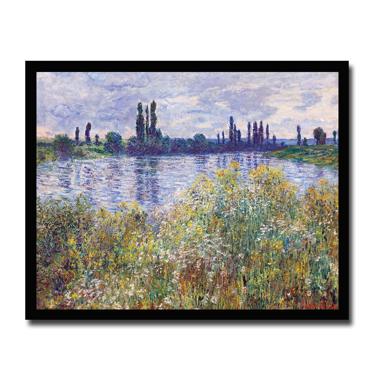 Banks of the Seine, Vetheuil (1880) by Claude Monet