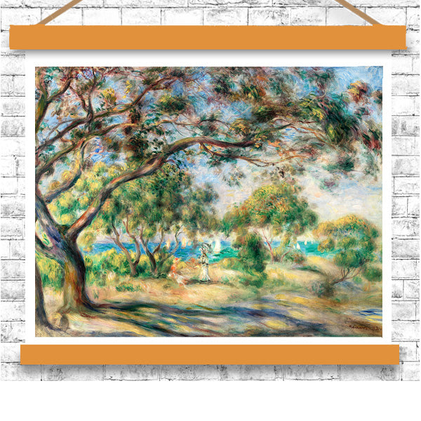 Bois de la Chaise (Paysage) (1892) by Pierre Renoir - Buy Print Only or Mounted with Choice of Accent Color