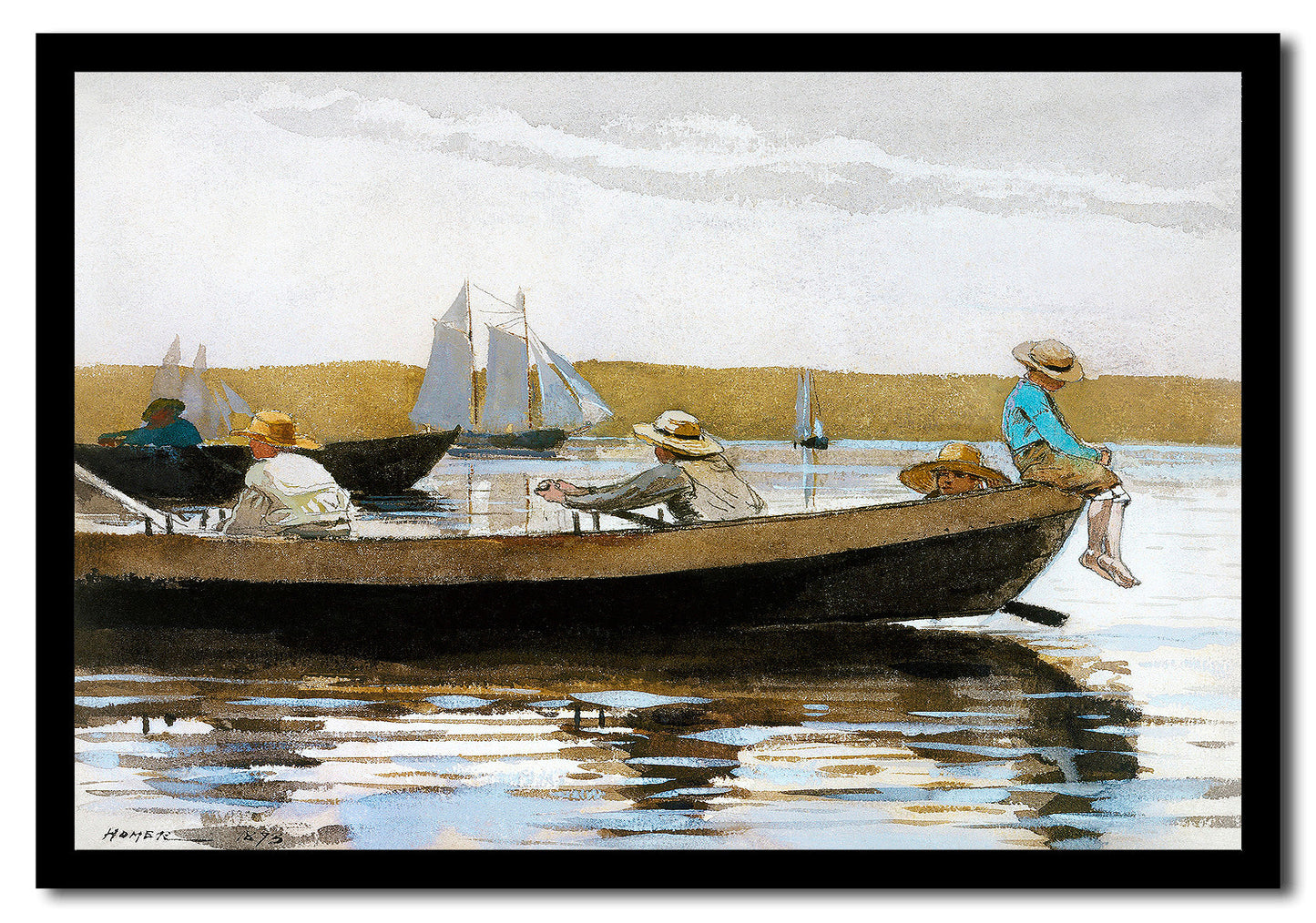 Boys in a Dory (1873) by Winslow Homer