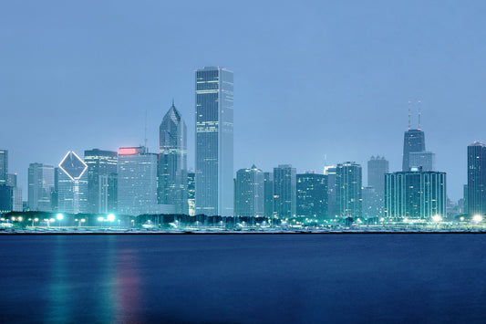 Chicago at dusk