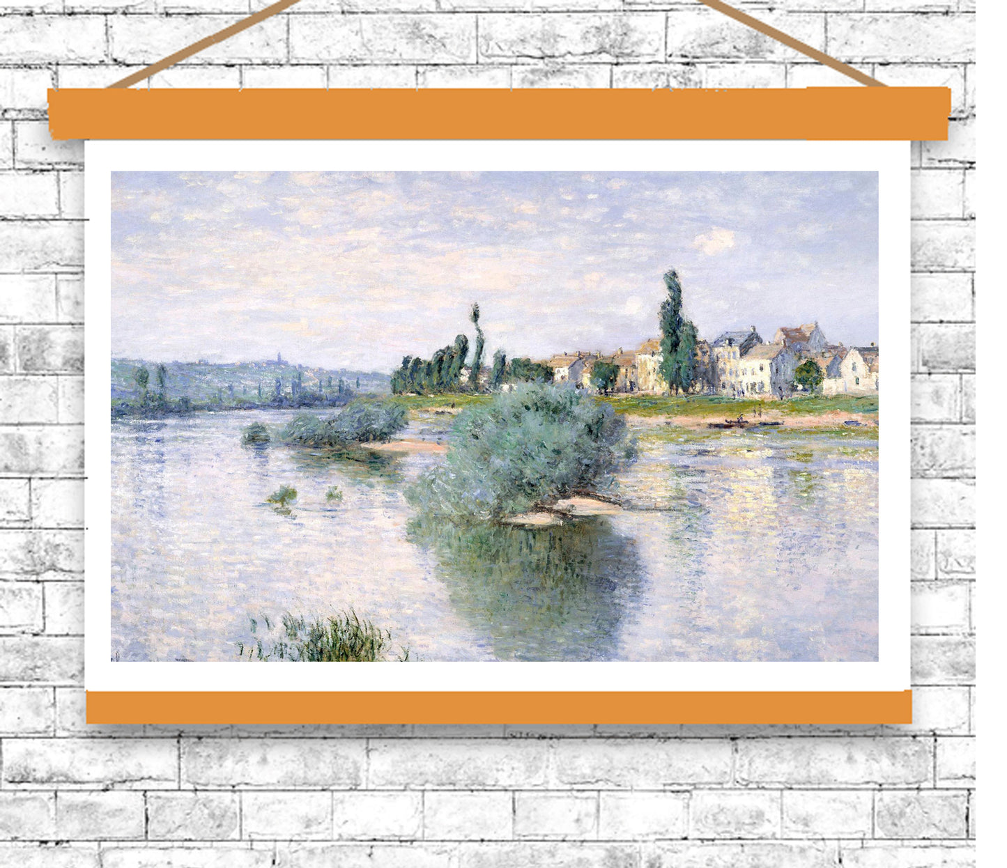 The Seine at Lavacourt by Claude Monet