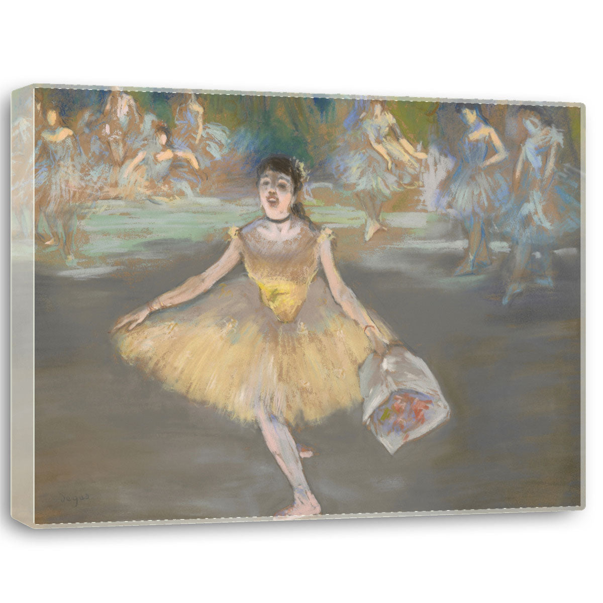 Dancer with a Bouquet by Edgar Degas