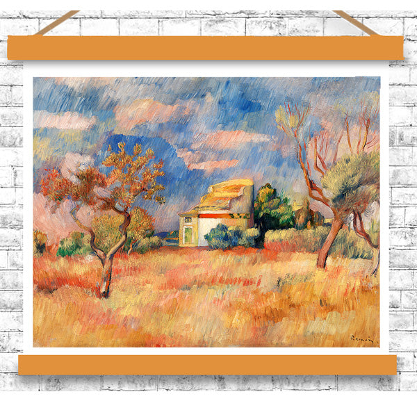 Dovecote at Bellevue by Pierre Renoir - Buy Print Only or Mounted with Choice of Accent Color