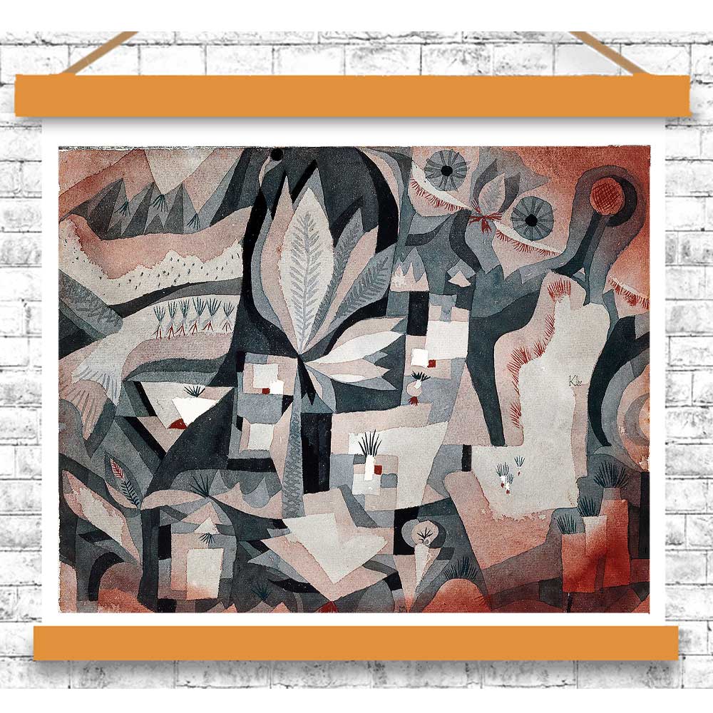 Dry cooler garden (1921) by Paul Klee - Buy Print Only or Mounted with Choice of Accent Color