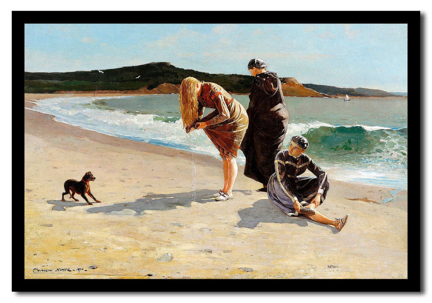 Eagle Head, Manchester, Massachusetts (High Tide) (1870) by Winslow Homer