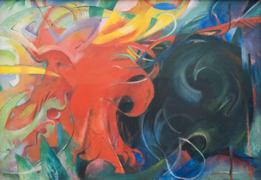Fighting forms by Franz Marc