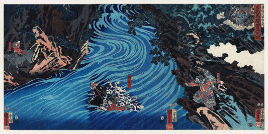 Gentoku-Uma-o-Odorashite-Tankei-o-Koeru-zu-by-Utagawa-Kuniyoshi