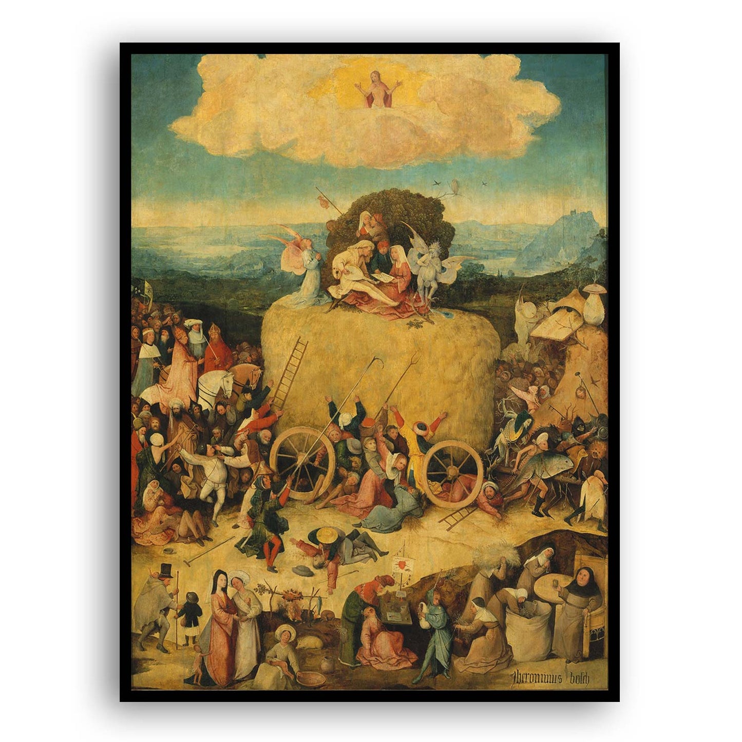 Haywain by Hieronymus Bosch | Choose Style | Size & Trim Color