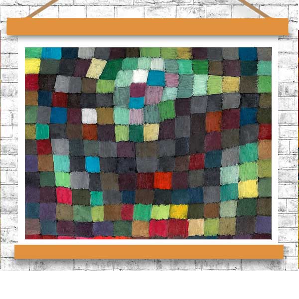 May Picture (1925) by Paul Klee - Buy Print Only or Mounted with Choice of Accent Color