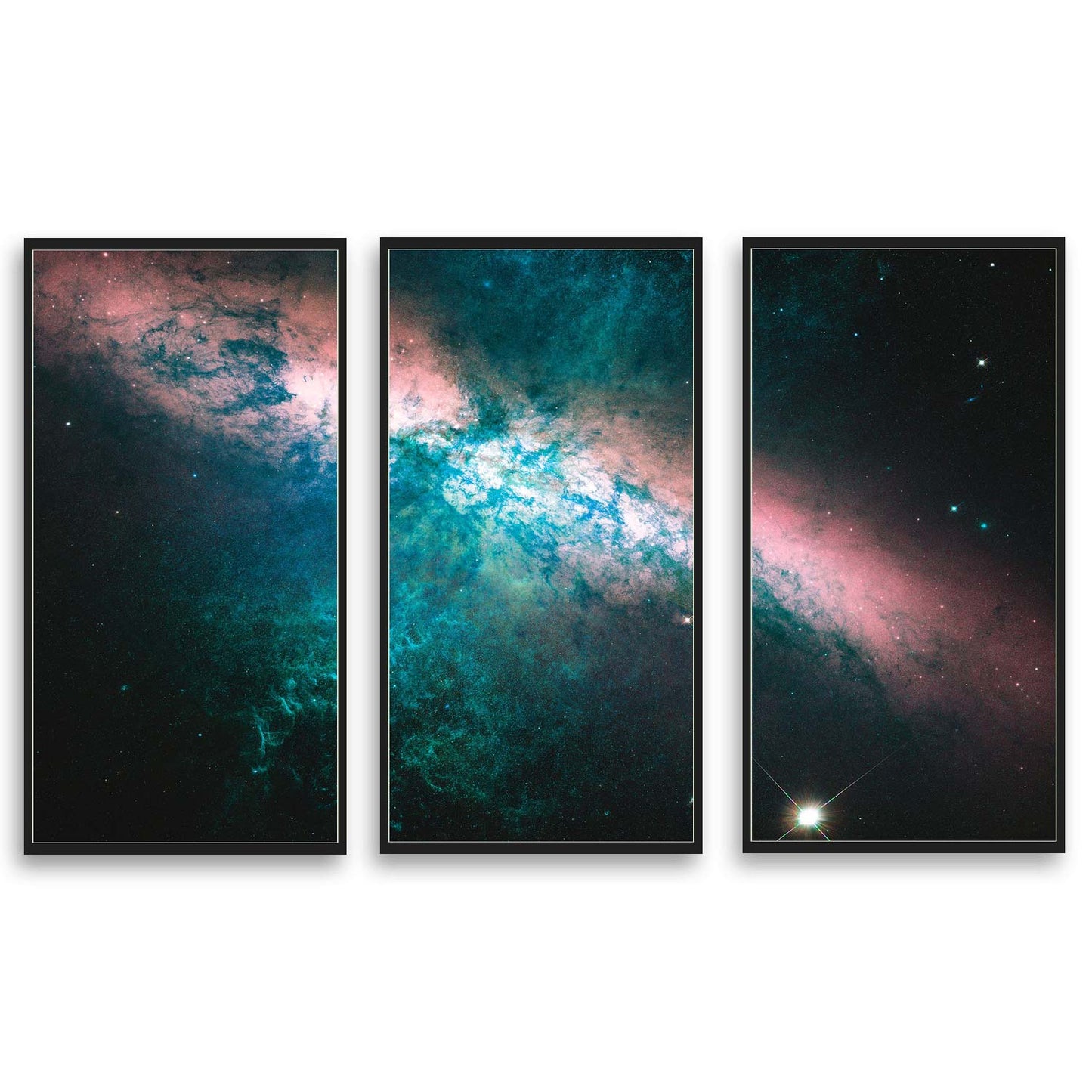 Messier 82 Pink & Blue | Choose Style | Size & Trim Color