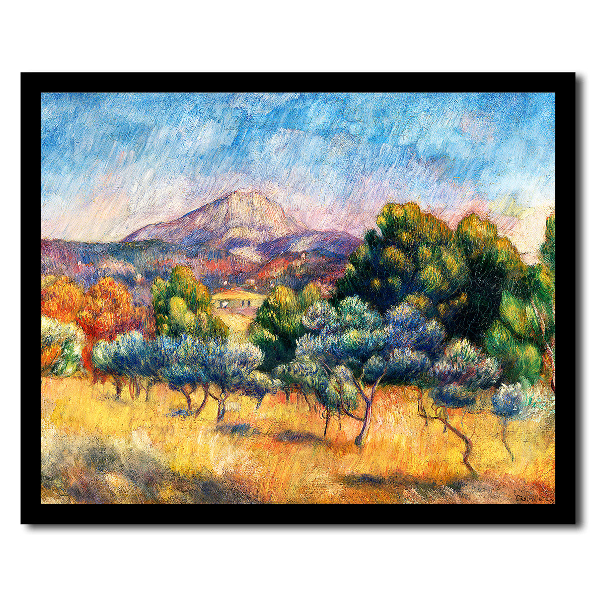 Montagne Sainte-Victoire (Paysage) (1889) by Pierre Renoir