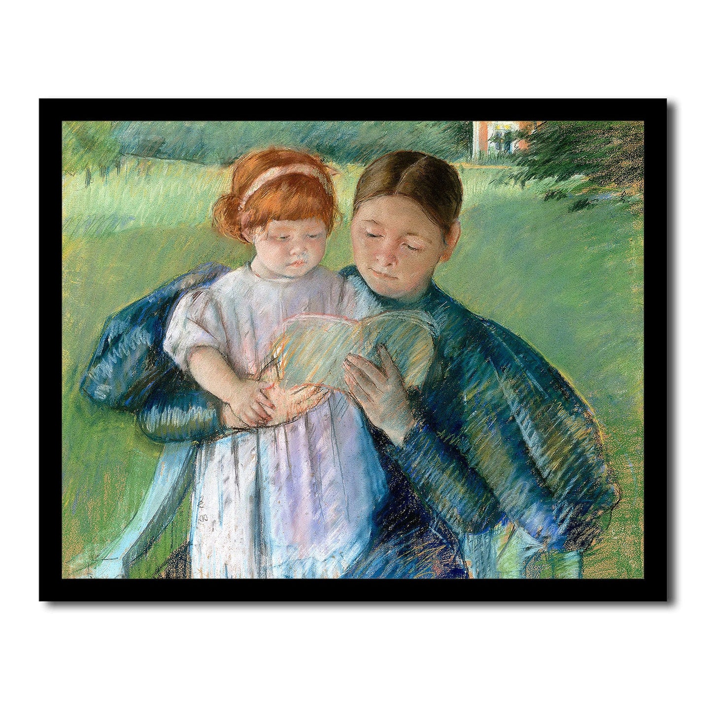 Nurse Reading to a Little Girl (1895) by Mary Cassatt