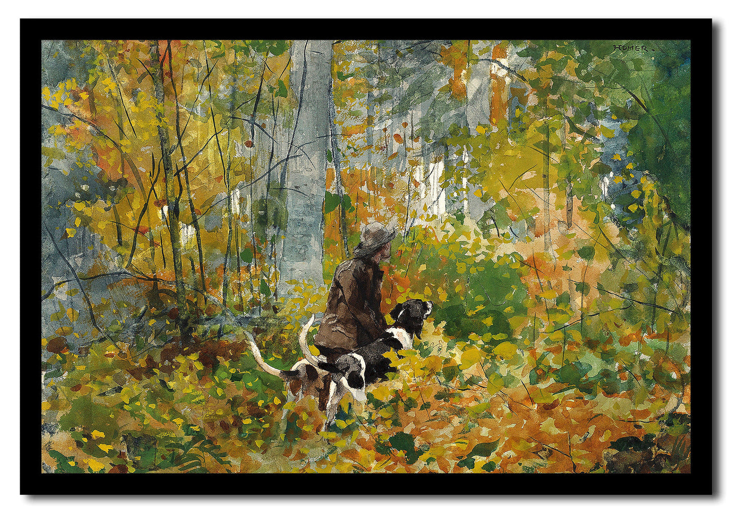 On the Trail (1889) by Winslow Homer