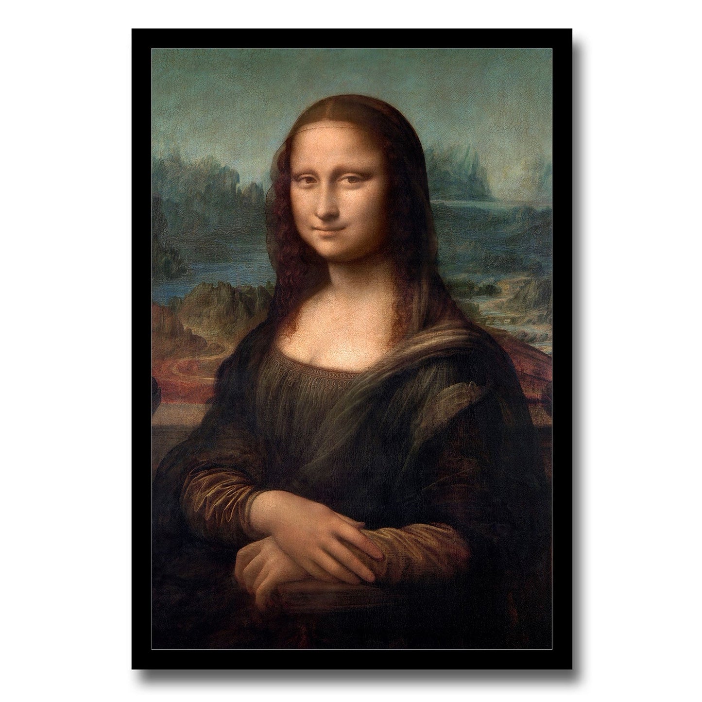 Portrait of Mona Lisa del Giocondo by Leonardo di Vinci