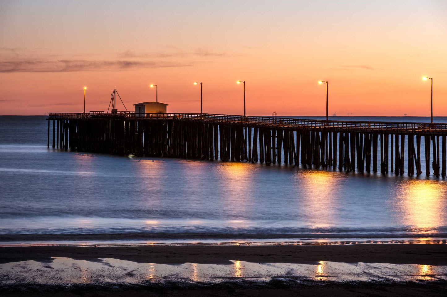 Sunset over the Pacific Ocean | Choose Style | Size & Trim Color