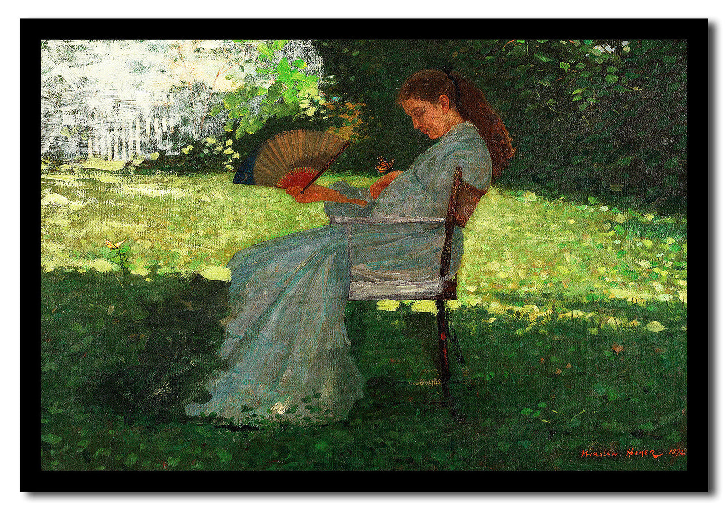 The Butterfly (1872) by Winslow Homer