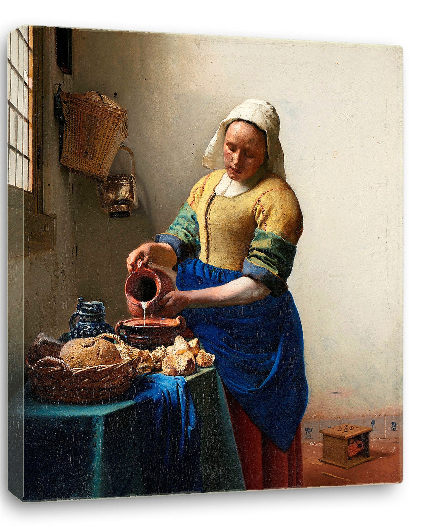 The Milkmaid (ca. 1660) by Johannes Vermeer