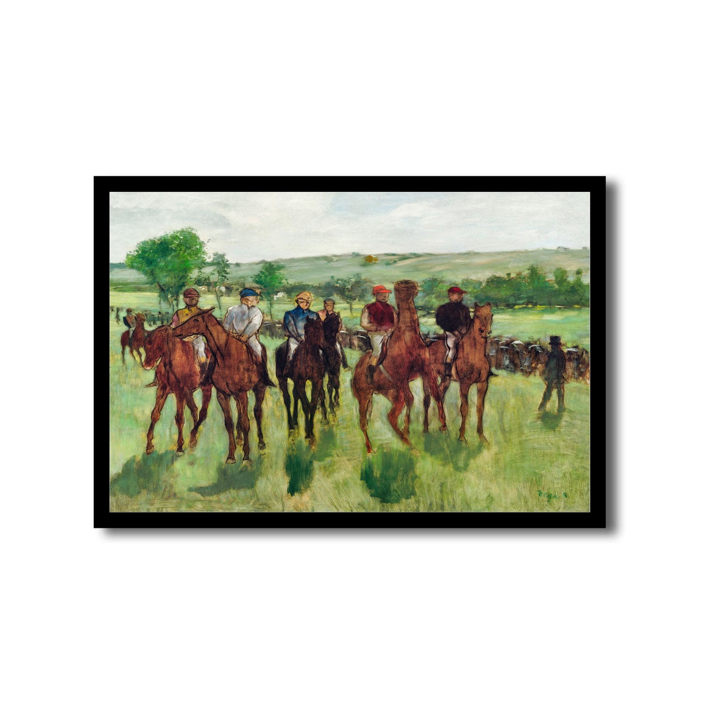 The Rehearsal Onstage (1874) by Edgar Degas