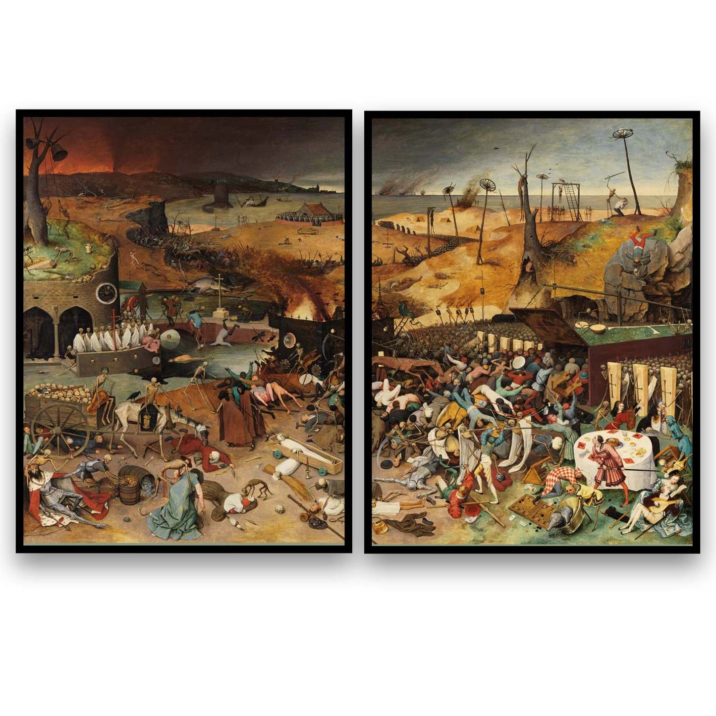 The Triumph of Death by Pieter Bruegel the Elder | Choose Style | Size & Trim Color