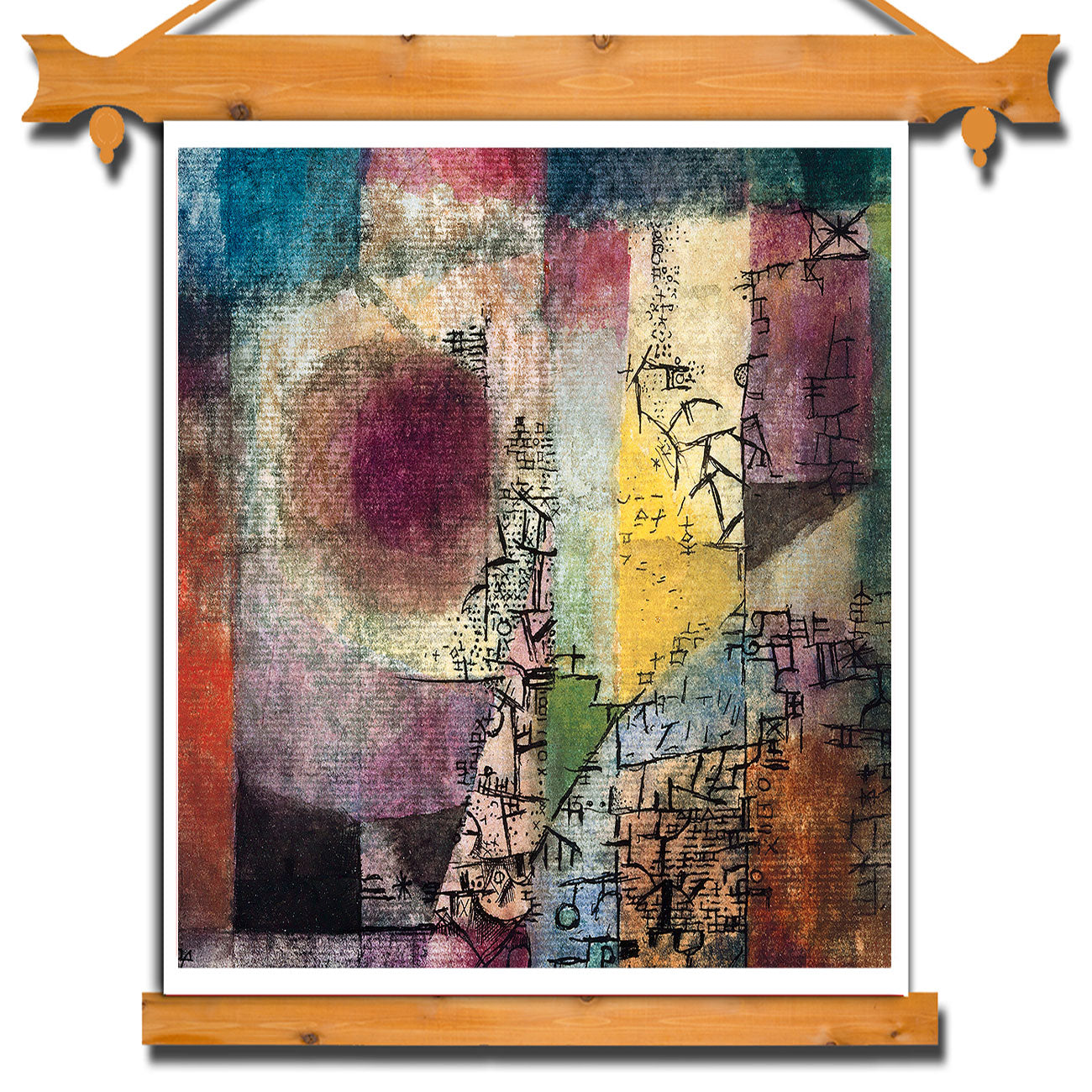 Untitled (1914) by Paul Klee - Buy Print Only or Mounted with Choice of Accent Color