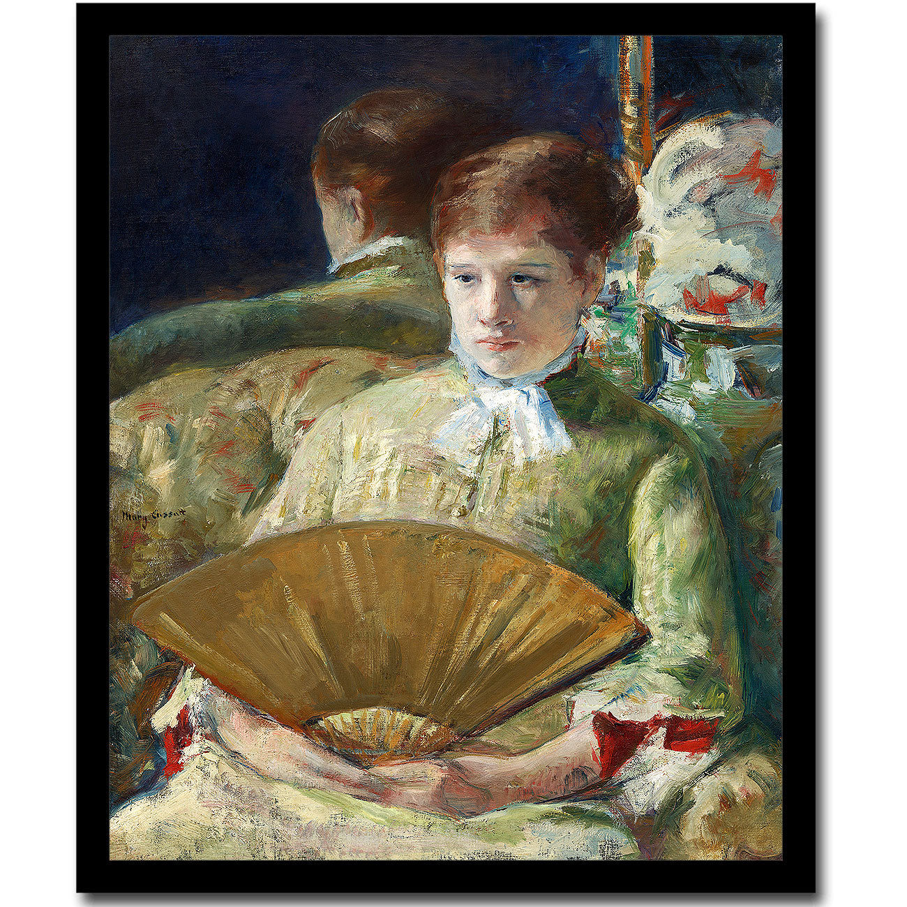 Woman with a Fan (1878–1879) by Mary Cassatt