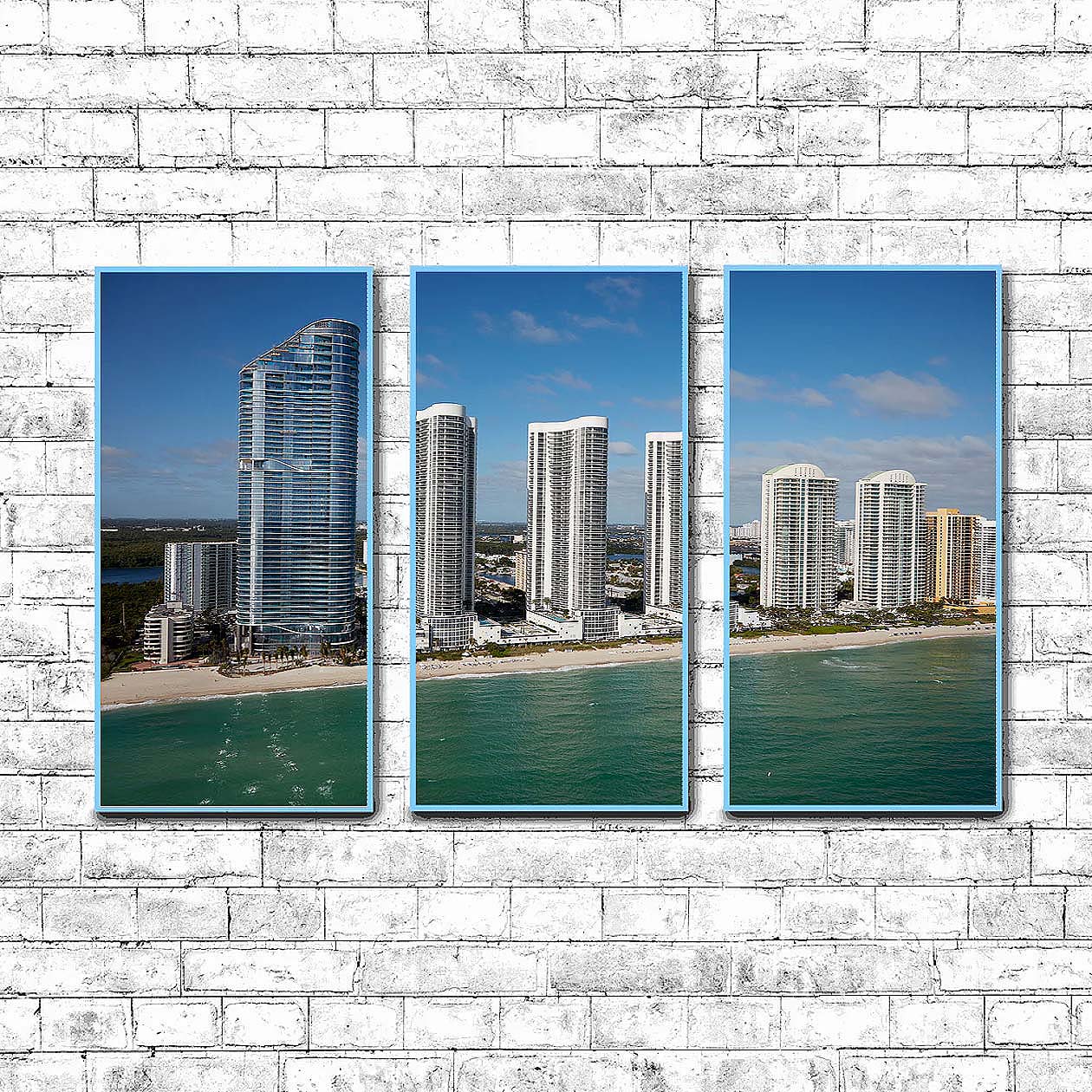 Aerial view of Miami Beach