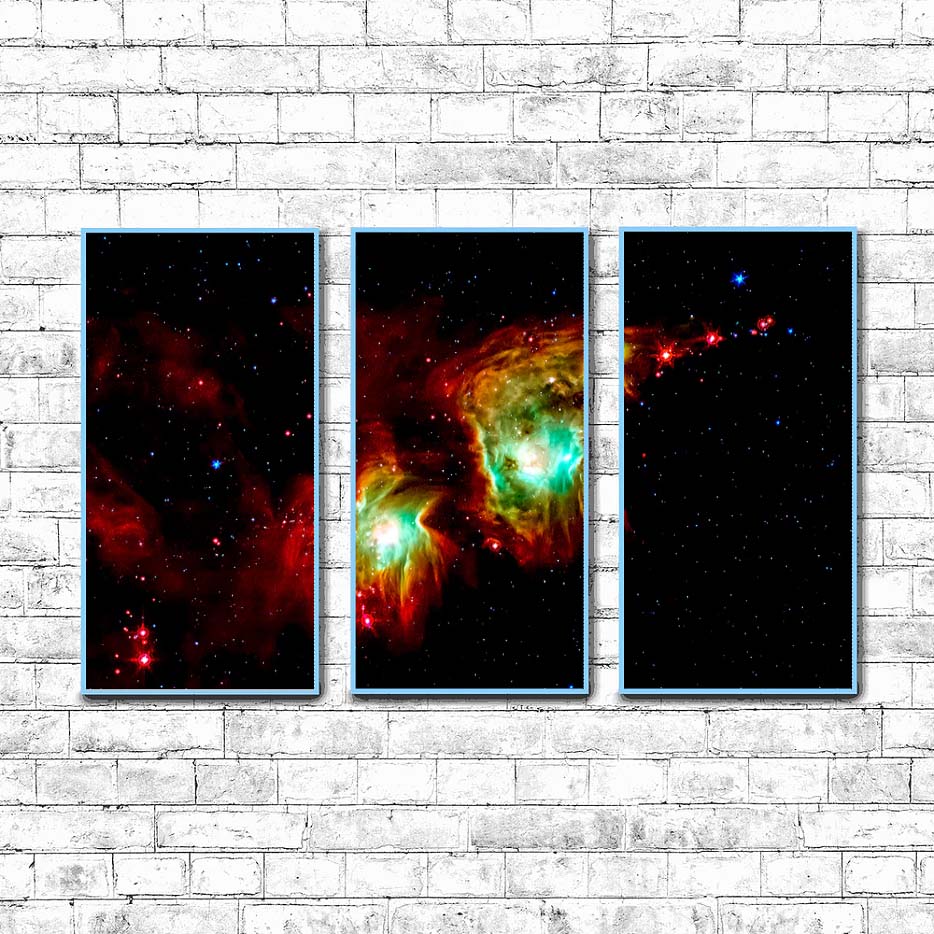 Spectacular Star & Nebula Formation