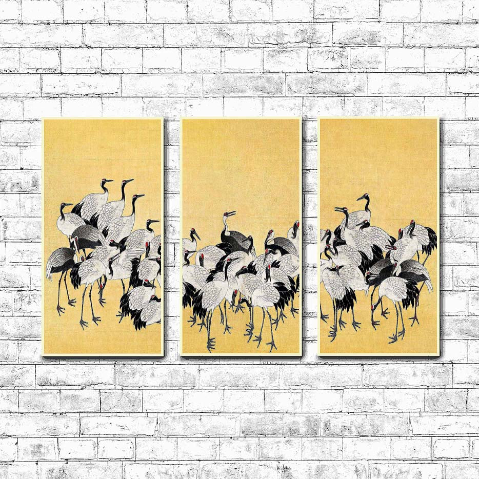 Japanese Group of Cranes