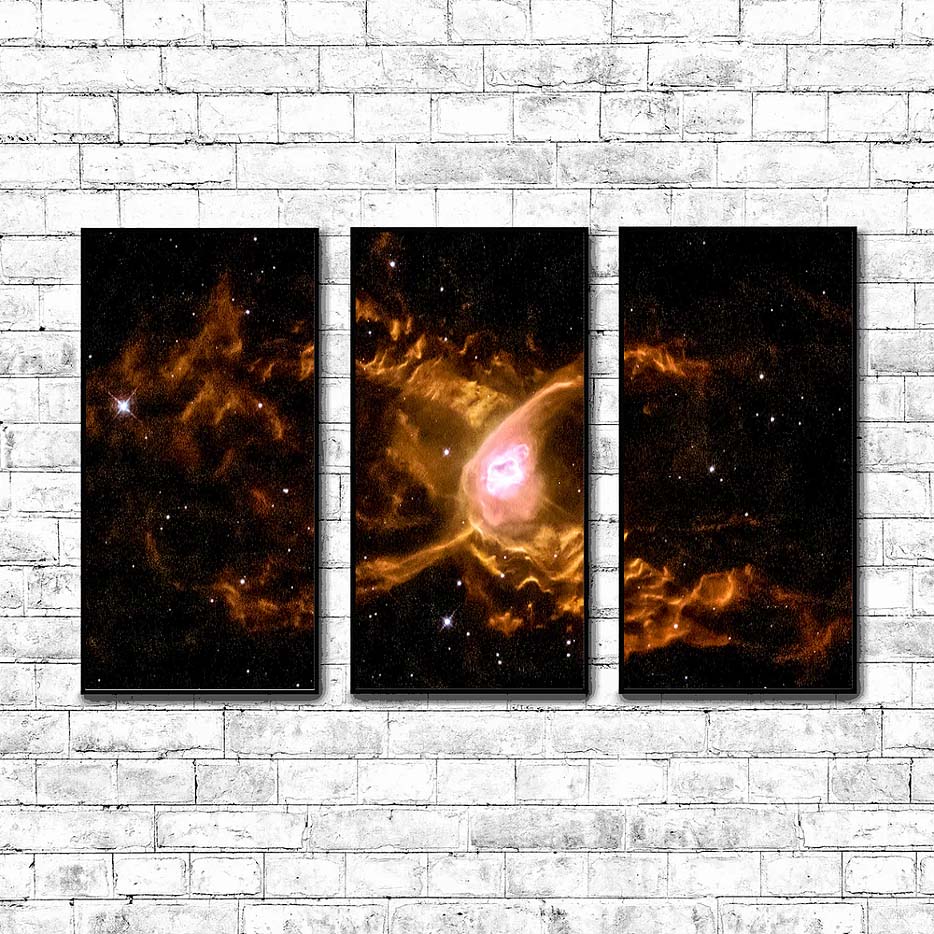 Web of Giant Red Spider Nebula