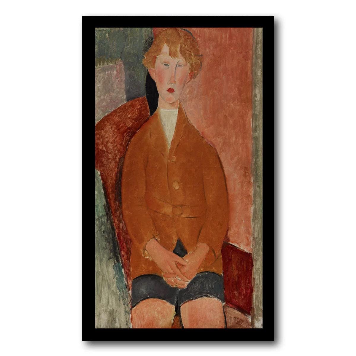 Boy in Short Pants by Amedeo Modiglian