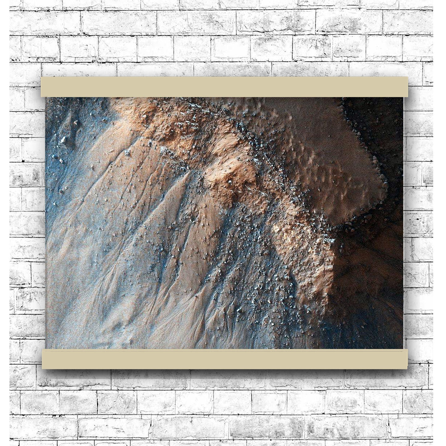 Gorgonum Chaos on Mars | Hanging Canvas Art | Choice of Board Colors