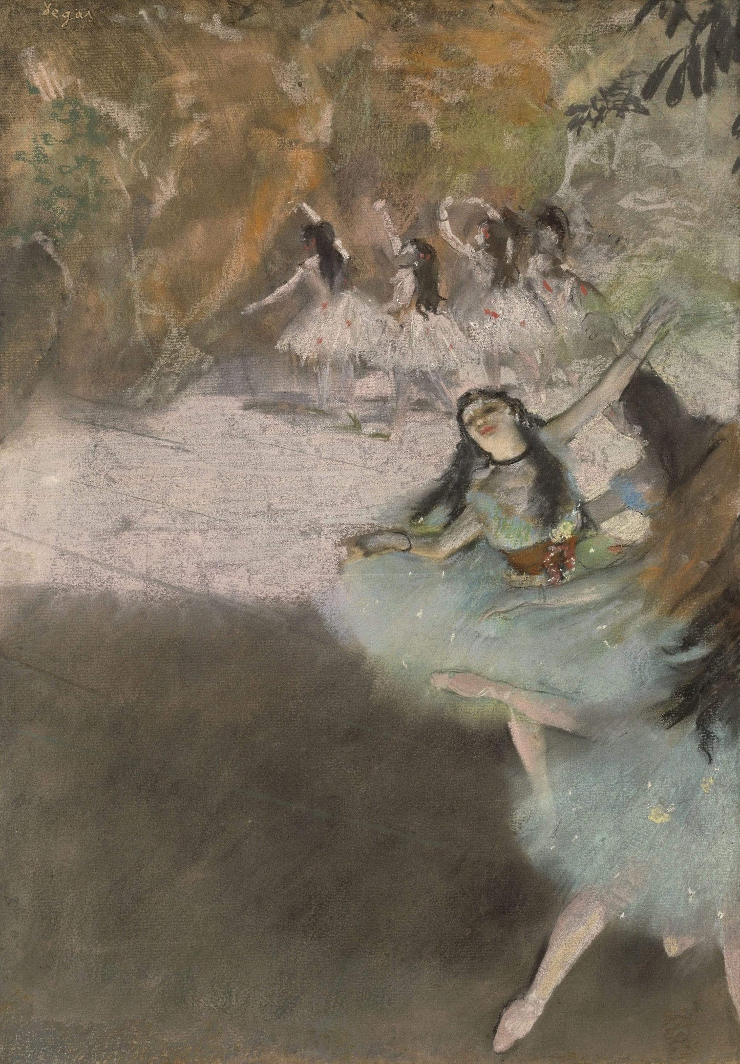 On the Stage - Edgar Degas