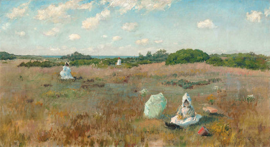 Gathering Autumn Flowers by William Chase, 1894