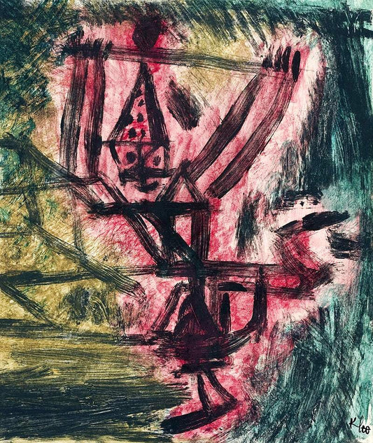 Feuer Clown I (Fire Clown), (1921) by Paul Klee