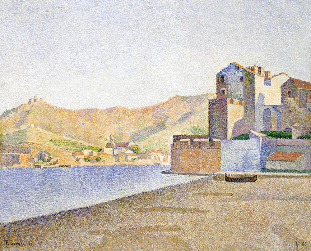 The Town Beach, Collioure, Opus 165 (1887) by Paul Signac