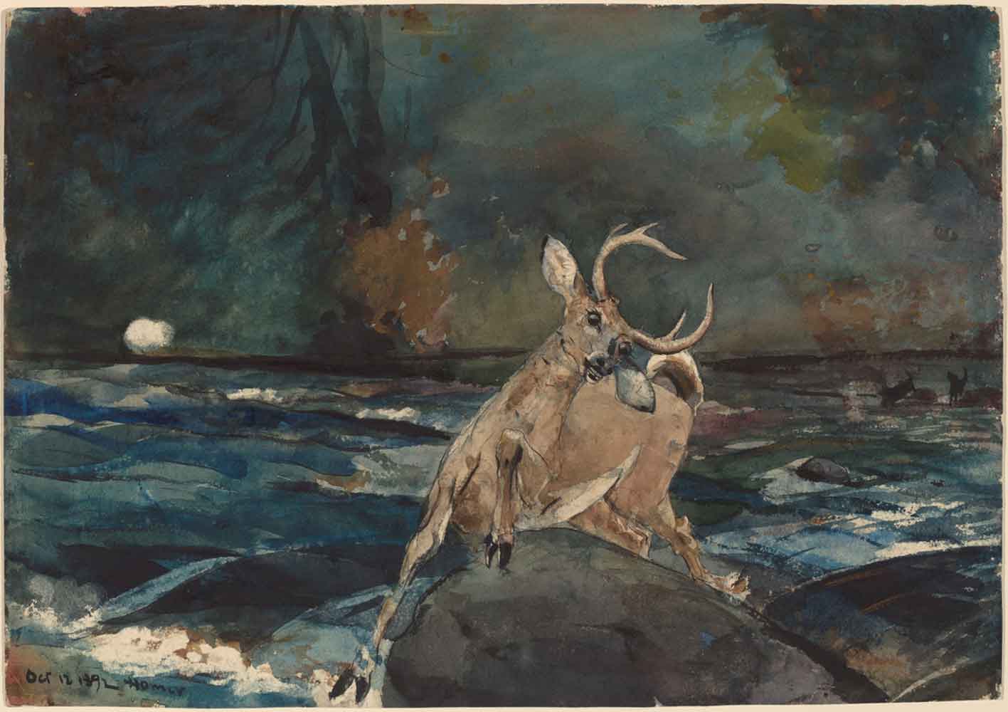 A Good Shot by Winslow Homer 1892