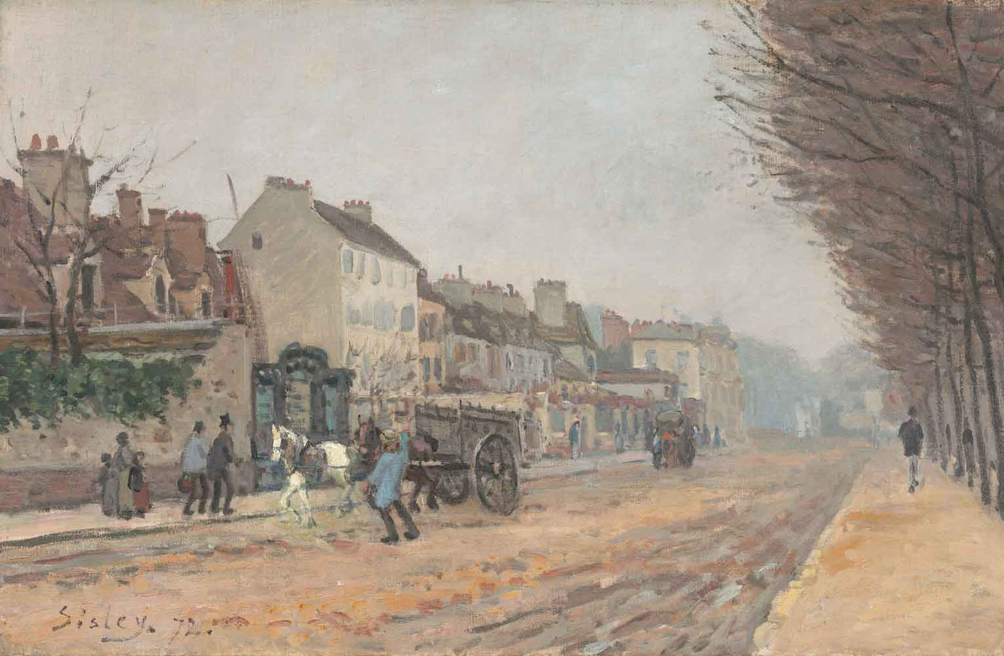 Landscape by Alfred Sisley 1872
