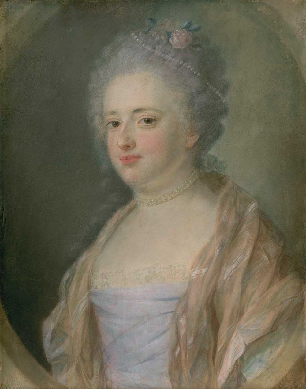 Catharine Elisabeth Metayer by Jean Baptiste Perroneau 1765