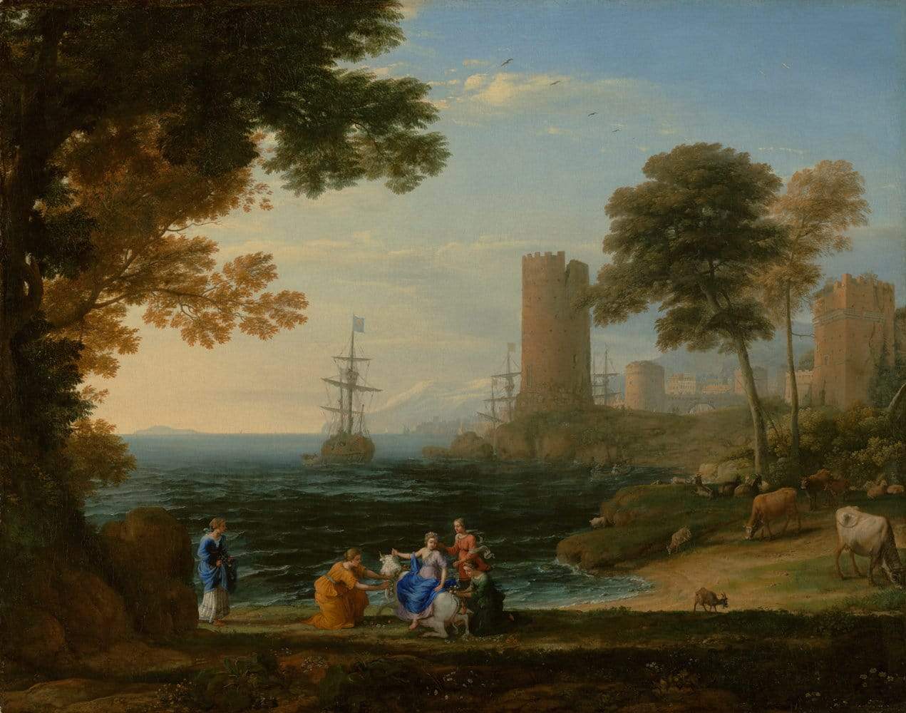 Abduction of Europa by Claude Lorrain 1645