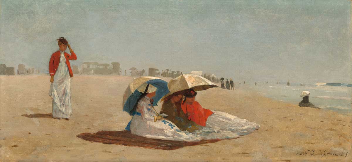 East Hampton Beach, Long Island, Winslow Homer 1874