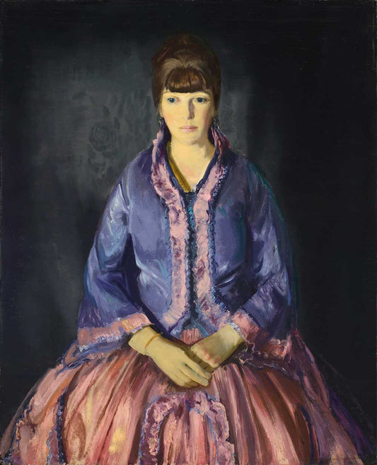 Emma in the Purple Dress by George Bellows 1919