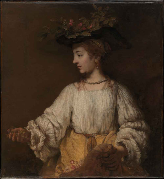 Flora by Rembrandt van Rijn 1654