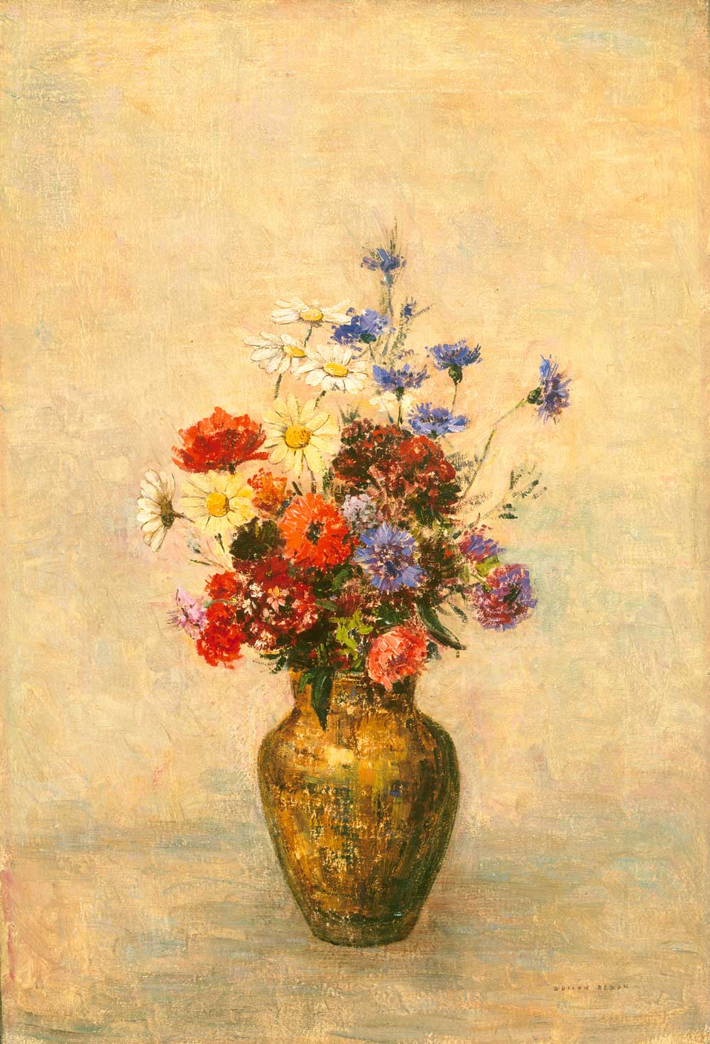 Flowers in a Vase by Odilon Redon 1910