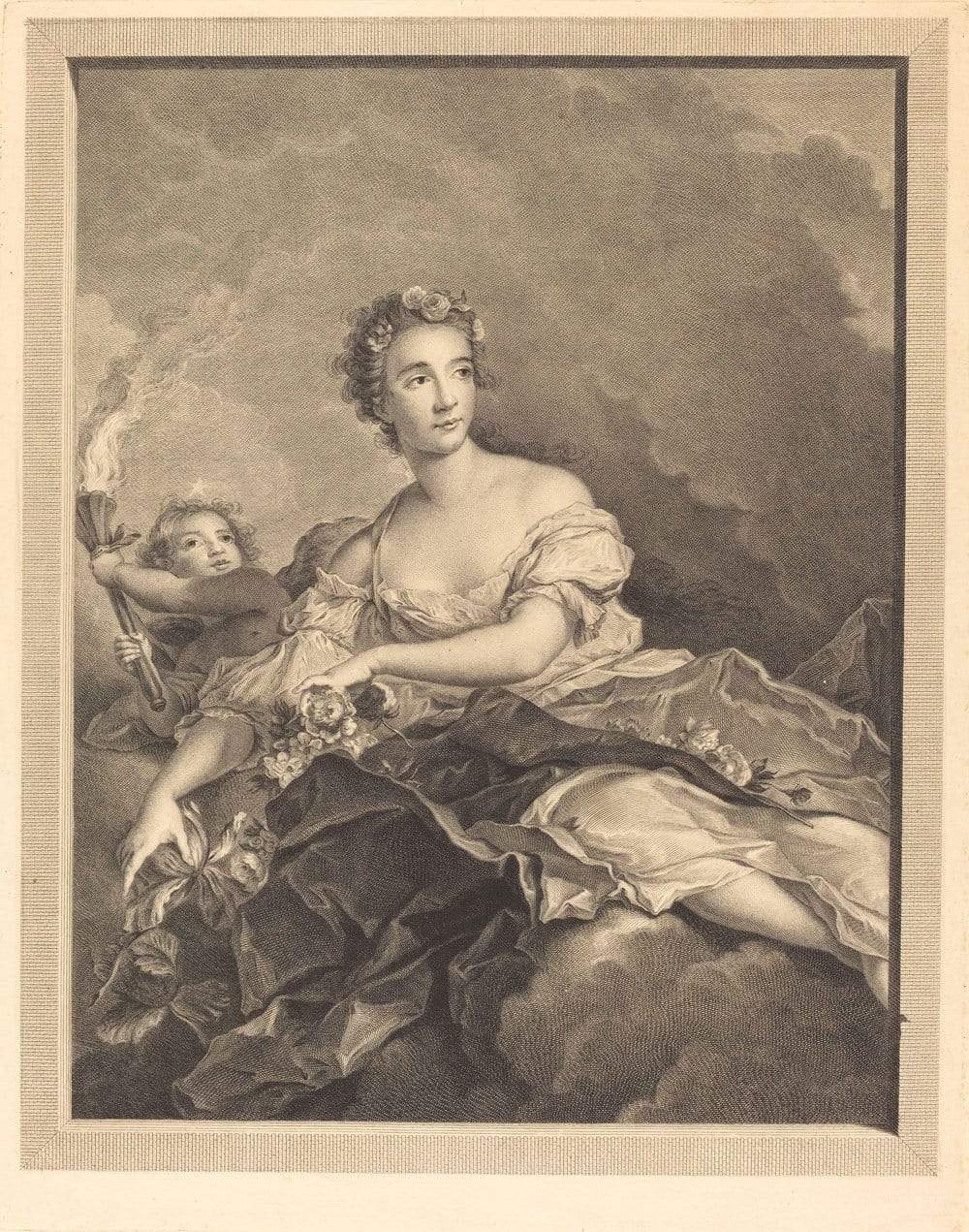 La nuit passe, l'Aurore parait by Jean Marc Nattier