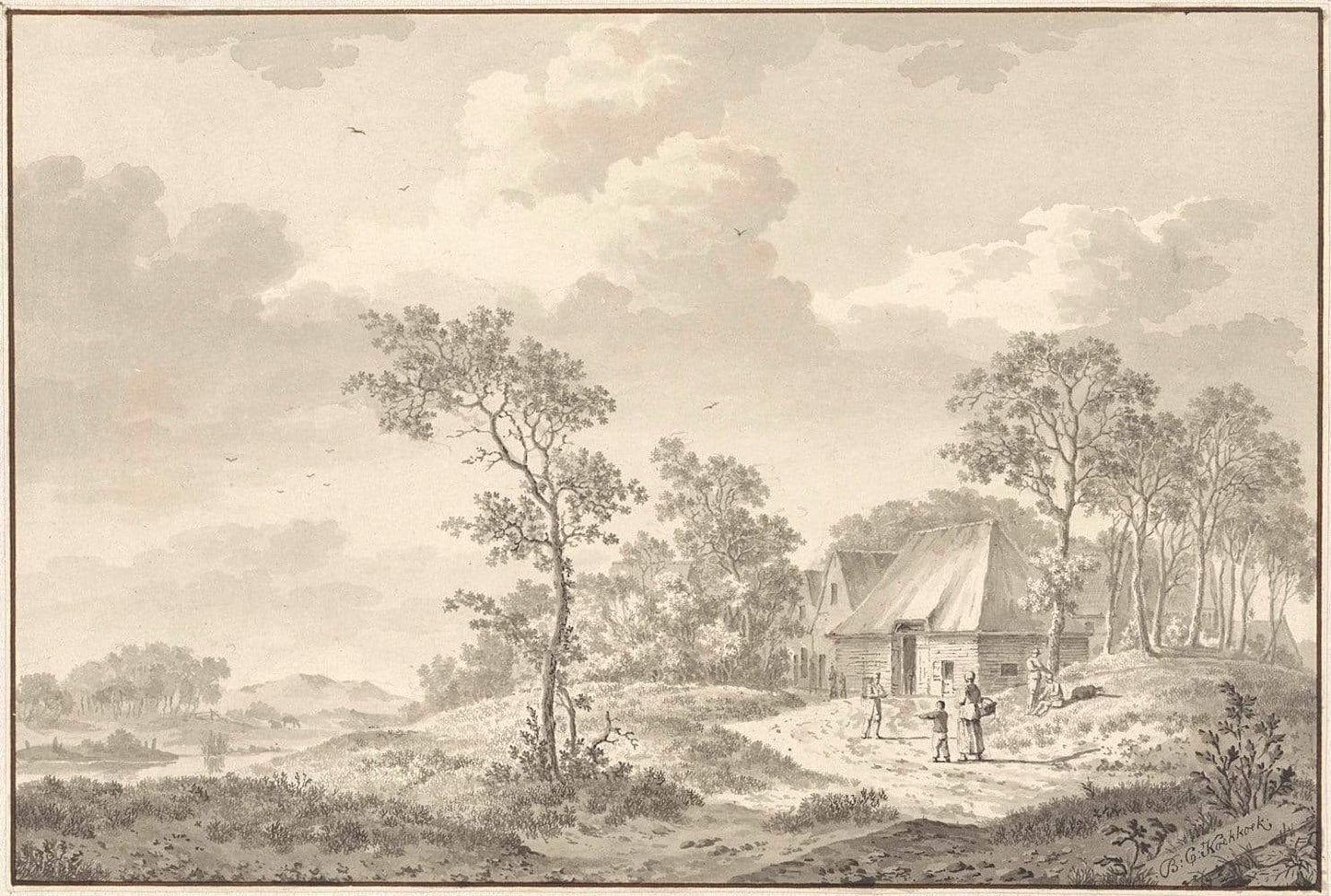 Landscape by Balthasar van der Ast 1813