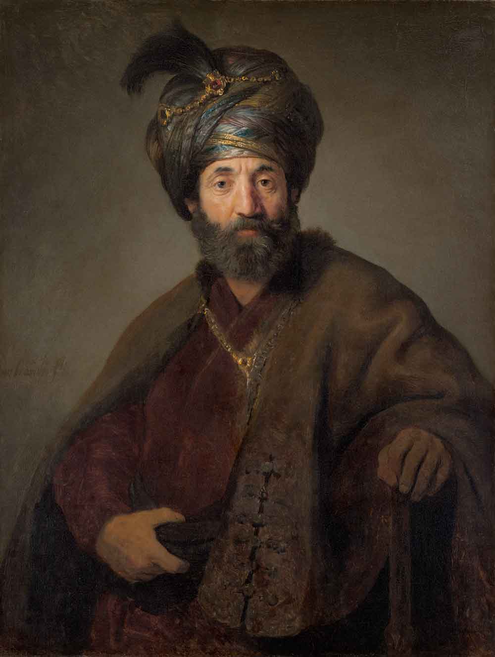 Man in Oriental Costume by Rembrandt van Rijn 1632