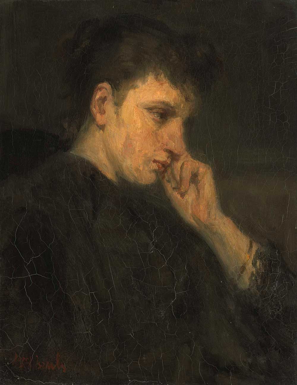 Melancholie by Jozef Israëls 1903